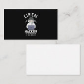 39.Ethische hacker Deze computer is uw kompas Visitekaartje (Voorkant / Achterkant)
