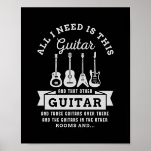 39.Ik heb alleen deze gitaar en die andere gitaar  Poster