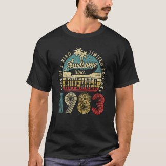 39 jaar 39e verjaardag Geweldige sinds november T-shirt
