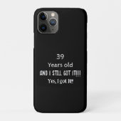 39 jaar oud en nog steeds gepersonaliseerd Case-Mate iPhone case (Achterkant)
