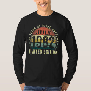 39 Jaar Oud Juli 1982 39e Verjaardag T-shirt