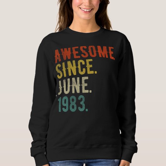39 Jaar Oud Juni 1983 1 Trui (Voorkant)