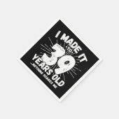 39 Jaar Oud Sarcastisch Meme Grappig 39e Verjaarda Servet (Hoek)