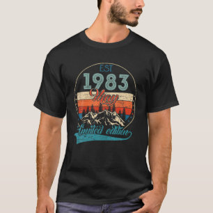 39 jaar oude geboorte Gift EST May 1983 Limited Ed T-shirt
