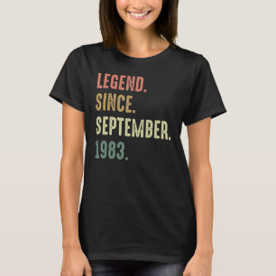 39 jaar oude legenda sinds september 1983 49e herz t-shirt