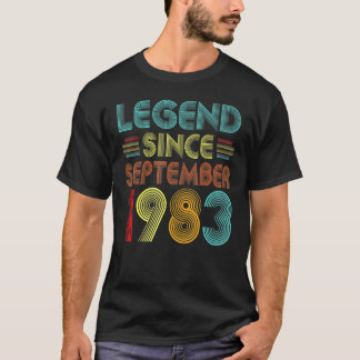 39 jaar oude legenda sinds september 1983 49e herz t-shirt