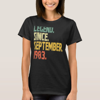 39 jaar oude legenda sinds september 1983 49e herz t-shirt