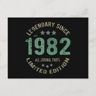 39 Jaar Oude Verjaardag Legende 39e Verjaardag Briefkaart