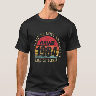 39 jaar oude Vintage Geweldige sinds 1984 39e gebo T-shirt