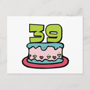39 jaar oude vogelbeker briefkaart