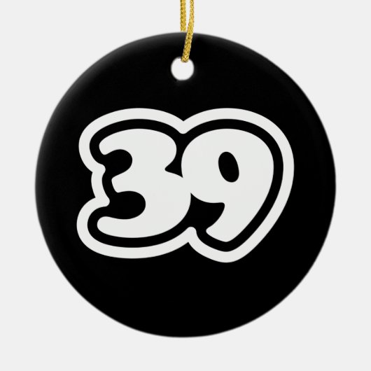 39 Japans Slang Sankyu Keramisch Ornament (Voorkant)