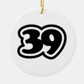 39 Japans Slang Sankyu Keramisch Ornament (Voorkant)