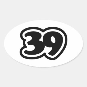 39 Japans Slang Sankyu Ovale Sticker