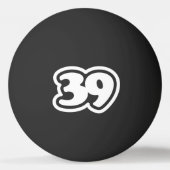 39 Japanse Slang Sankyu Ping Pong Bal Pingpongbal (Achterkant)