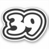 39 Japanse Slang Sankyu Sticker (Voorkant)