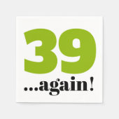 39 keer opnieuw de viering van de appelgroene verj servet (Voorkant)