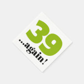 39 keer opnieuw de viering van de appelgroene verj servet (Hoek)