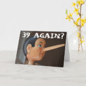 39 NOGMAALS? FUNNY OVER DE HILL BIRTHDAY CARDS KAART (Gele Bloem)