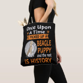 39 One Upon A Time Beagle Puppy Tote Bag (Dichtbij)