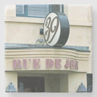 39 Rue de Jean Restaurant Charleston, SC. Onderzet Stenen Onderzetter