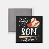 #39; s mijn zoon daar honkbal mama moeders d magneet (Voorkant / Achterkant)