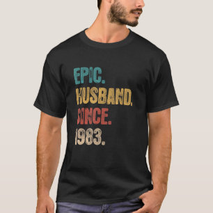 39 Trouwdag voor hem Epic echtgenoot sinds T-shirt