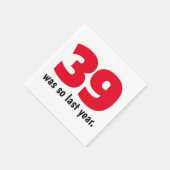 39 was dat vorig jaar servet (Hoek)