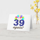 39 weer? Birthday Gifts / Souvenirs Kaart (Gele Bloem)