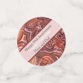 39e bruiloft Jubileum Agaat Confetti (Kleine voorkant)