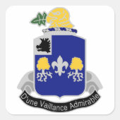 39e infanteriestelsel vierkante sticker (Voorkant)