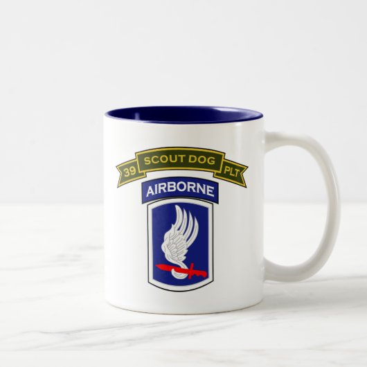 39e IPSD - 173d Airborne Bde (sep) Tweekleurige Koffiemok (Rechts)