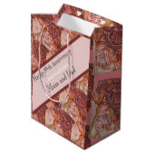 39e Jubileum Agate Kaart Medium Cadeauzakje (Achterkant Gekanteld)