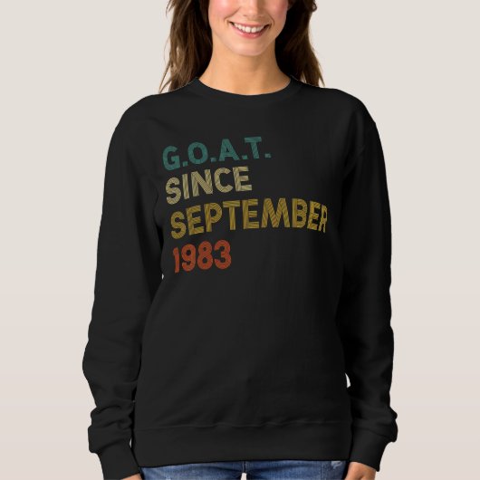 39e verjaardag 39 jaar oude geit sinds 19 septembe trui (Voorkant)