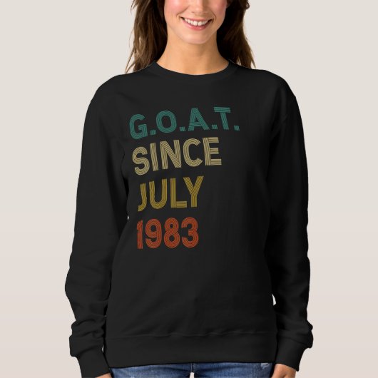 39e verjaardag 39 jaar oude geit sinds juli 1983 trui (Voorkant)