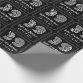 39e verjaardag: Art Deco geïnspireerde look "39" w Cadeaupapier (Hoek)