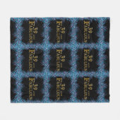 39e verjaardag  fleece deken (Voorkant (Horizontaal))