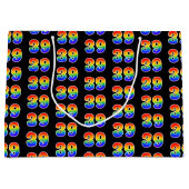 39e verjaardag: Fun Rainbow Event Nummer 39 Patroo Groot Cadeauzakje (Voorkant)