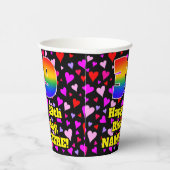 39e verjaardag: Het liefhebbende Kunstpatroon, Reg Papieren Bekers (Rechts)