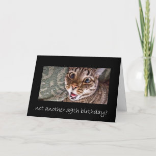 39e verjaardag kaart