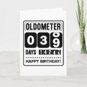 39e verjaardag Kaart Oldometer (Voorkant)