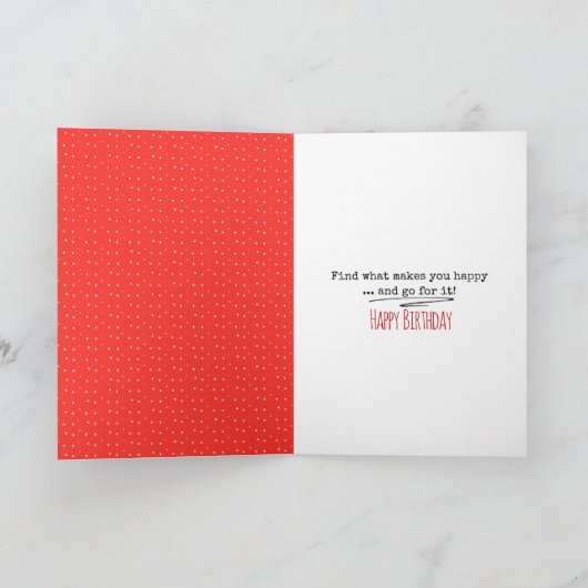 39e verjaardag Kat met hartballonkaart Kaart (Binnen)