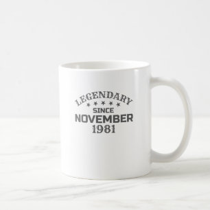 39e verjaardag Legendary sinds november 1981 Gebor Koffiemok