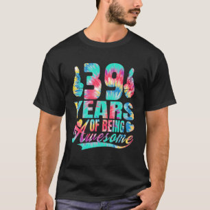 39e verjaardag of Jubileum 39 jaar ontzag T-shirt