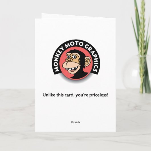 39e verjaardag van de man kaart (Achterkant)