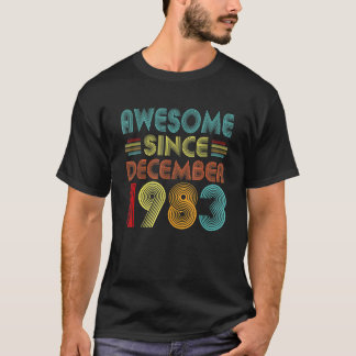 39e verjaardag van het idee Geweldige sinds decemb T-shirt