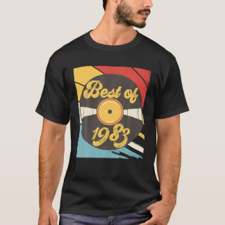 39e verjaardagscadeau vinylplaat  1983 t shi t-shirt