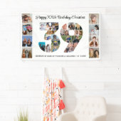 39e verpartij Cijfer 39 fotocollage Spandoek (Insitu)