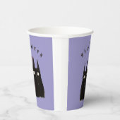 3 с ats and Halloween, personalized Papieren Bekers (Rechts)