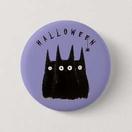 3 с ats and Halloween, personalized Ronde Button 5,7 Cm