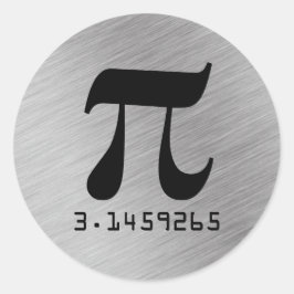 3.1459265 Pi wiskundig constante Ronde Sticker